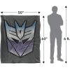 imageTransformers Vintage Decepticon Logo Silky Touch Super Soft Throw Blanket 36quot x 58quotVintage Decepticon Logo