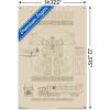 imageTrends International Hasbro Transformers  Sketch Wall Poster with Push Pins quot14725quotquot x 22375quotquotquotPremium Poster  Push Pin Bundle