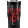 imageLogovision Transformers Tonal Autobot Stainless Steel Tumbler 20 oz Coffee Travel MugCup Vacuum Insulated ampamp Double Wall with Leakproof Sliding Lid  Great for Hot Drinks and Cold BeveragesBlack