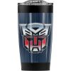 imageTransformers Autobot Airbrush Logo Stainless Steel Tumbler 20 oz Coffee Travel MugCup Vacuum Insulated ampamp Double Wall with Leakproof Sliding Lid  Great for Hot Drinks and Cold BeveragesBlue