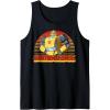 imageTransformers Bumblebee Retro Stripes Vintage Portrait Tank TopBlack