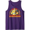 imageTransformers Bumblebee Retro Stripes Vintage Portrait Tank TopPurple