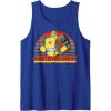 imageTransformers Bumblebee Retro Stripes Vintage Portrait Tank TopRoyal Blue