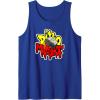 imageTransformers Dino Might Grimlock Dripping Graffiti Logo Tank TopRoyal Blue