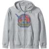 imageTransformers Optimus Prime Retro Portrait Zip HoodieHeather Grey