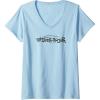 imageTransformers Optimus Prime Urban Style Graffiti Text Logo VNeck TShirtBaby Blue