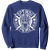 imageTransformers Optimus Prime Vintage Rock Lightning Logo SweatshirtNavy Blue