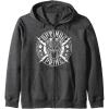 imageTransformers Optimus Prime Vintage Rock Lightning Logo Zip HoodieDark Heather Grey