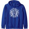 imageTransformers Optimus Prime Vintage Rock Lightning Logo Zip HoodieRoyal Blue