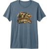 imageTransformers Rise of the Beasts Dripping Bumblebee Poster Premium TShirtSlate Grey