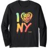 imageTransformers Rise of the Beasts I Heart NY Retro Graffiti Long Sleeve TShirtBlack
