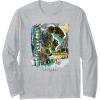 imageTransformers Rise of the Beasts Optimus Primal Street Art Long Sleeve TShirtHeather Grey