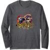 imageTransformers Rise of the Beasts Savage Cheetor Graffiti Long Sleeve TShirtDark Heather Grey