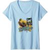 imageTransformers Rise of the Beasts Scourge Terrorcon Forever VNeck TShirtBaby Blue