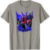 imageTransformers Starscream Graffiti Painted Wall Portrait TShirtSlate Grey