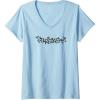 imageTransformers Starscream Urban Style Graffiti Text Logo VNeck TShirtBaby Blue