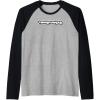 imageTransformers Urban Style Graffiti Text Logo Raglan Baseball TeeBlackAthletic Heather