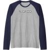 imageTransformers Urban Style Graffiti Text Logo Raglan Baseball TeeNavy BlueAthletic Heather