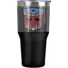 imageTransformers Vintage Autobot Logo Stainless Steel Tumbler 30 oz Coffee Travel Cup Vacuum Insulated ampamp Double Wall with Leakproof Sliding Lid