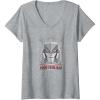 imageWomens Transformers Megatron Good To Be Bad VNeck TShirtHeather Grey