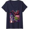 imageWomens Transformers War For Cybertron Autobot Panels VNeck TShirtNavy Blue
