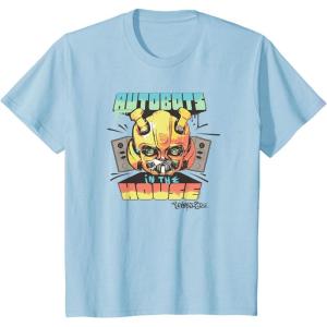imageKids Transformers Rise of the Beasts Autobots In The House Retro TShirtBaby Blue