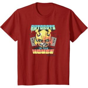 imageKids Transformers Rise of the Beasts Autobots In The House Retro TShirtCranberry Red