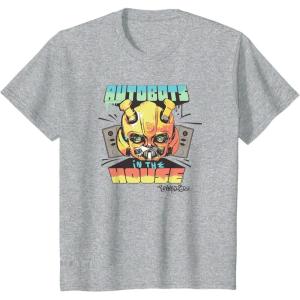 imageKids Transformers Rise of the Beasts Autobots In The House Retro TShirtHeather Grey