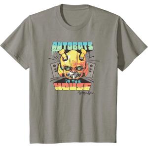 imageKids Transformers Rise of the Beasts Autobots In The House Retro TShirtSlate Grey
