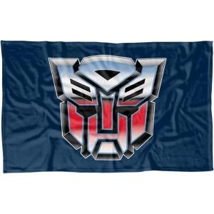 imageLOGOVISION Transformers Autobot Airbrush Logo Fleece Blanket 36quot x 58quotAirbrush Logo