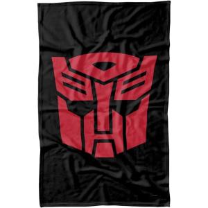 imageLOGOVISION Transformers Autobot Airbrush Logo Fleece Blanket 36quot x 58quotRed Logo