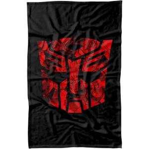 imageLOGOVISION Transformers Autobot Airbrush Logo Fleece Blanket 36quot x 58quotTonal