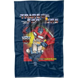 imageLOGOVISION Transformers Bumblebee Fleece Blanket 36quot x 58quotOptimus Prime