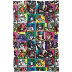 imageLOGOVISION Transformers Transformers Squares Fleece Blanket 36quot x 58quotTransformers Squares