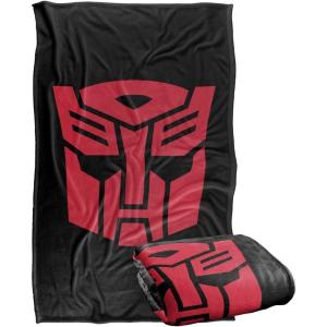 imageTransformers Autobot Airbrush Logo Silky Touch Super Soft Throw Blanket 36quot x 58quotRed Logo