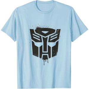 imageTransformers Autobots Dripping Paint Logo Silhouette TShirtBaby Blue