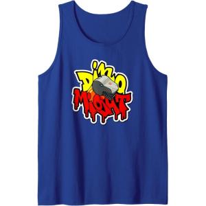 imageTransformers Dino Might Grimlock Dripping Graffiti Logo Tank TopRoyal Blue