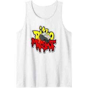 imageTransformers Dino Might Grimlock Dripping Graffiti Logo Tank TopWhite