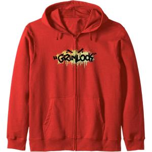 imageTransformers Grimlock Urban Style Graffiti Text Logo Zip HoodieRed