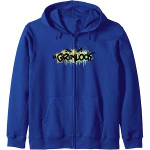 imageTransformers Grimlock Urban Style Graffiti Text Logo Zip HoodieRoyal Blue