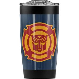 imageTransformers Rescue Bots Logo Stainless Steel Tumbler 20 oz Coffee Travel MugCup Vacuum Insulated ampamp Double Wall with Leakproof Sliding Lid  Great for Hot Drinks and Cold Beverages