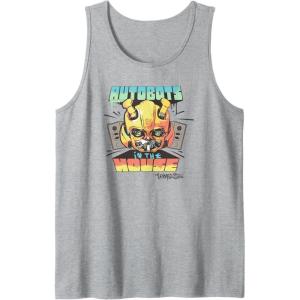 imageTransformers Rise of the Beasts Autobots In The House Retro Tank TopHeather Grey