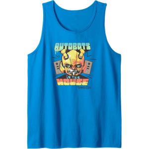 imageTransformers Rise of the Beasts Autobots In The House Retro Tank TopSapphire Blue