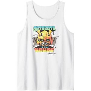 imageTransformers Rise of the Beasts Autobots In The House Retro Tank TopWhite