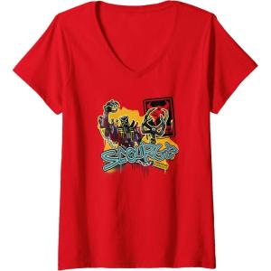 imageTransformers Rise of the Beasts Scourge Terrorcon Forever VNeck TShirtRed