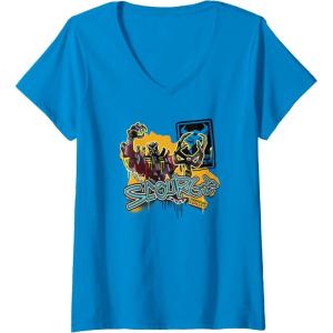 imageTransformers Rise of the Beasts Scourge Terrorcon Forever VNeck TShirtSapphire Blue