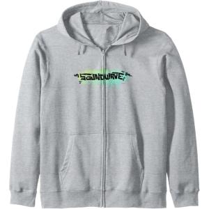 imageTransformers Soundwave Urban Style Graffiti Text Logo Zip HoodieHeather Grey