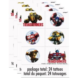 imageUnique Transformers Birthday Party Supplies Favor Bundle Pack includes 24 Pencils 24 Tattoos 1 Dinosaur Sticker Sheet