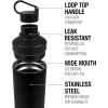 imageTransformers OFFICIAL Box Art 18 oz Insulated Water Bottle Leak Resistant Vacuum Insulated Stainless Steel with 2in1 Loop CapBOX ART BLACK