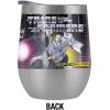 imageTransformers OFFICIAL Bumblebee 12 oz Stemless Tumbler Stainless Steel Travel CupLake TumblerInsulated with Leak Resistant SlideLock LidMEGATRON STAINLESS STEEL